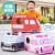 微羽幼儿园儿童手工制作DIY纸板纸箱汽车玩具坦克飞机房子涂色鸦模型 警车加大版 5岁以上