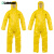 雷克兰 CT4SY428PS 凯麦斯4 Plus系列连体服 化学品防护 黄色 XL码 1套【企业定制】