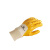 代尔塔(DELTAPLUS）201015黄色8码 轻型丁腈涂层手套 耐磨抗撕裂手套 12副装
