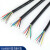 耐高温多芯电缆线软硅橡胶护套线电源线导线铜芯YGC5 8芯 0.5平方 5X2.5平方 外径13.5MM 10m