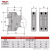 德力西陶瓷低压熔芯熔断丝rt14-63保险管熔断器保险丝底座rt18-32 RT18-32X 2P座