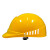 婕茵桐轻型PE防撞帽 透气轻便型安全帽车间轻薄防撞帽可印刷工厂车间帽 黄色 (重量约220克)