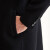 柒牌男装大衣男绵羊毛西服大衣外套时尚简约外套男士西装外套117JD70100 黑色 2XL(185/100A)
