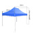 穆运 帐篷户外遮阳防雨棚折叠露营帐篷工地野外帆布蓝色2米*3米2000*3000*2700