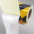 惠利得 地板工程交通警示线PET汽车贴广告标示警示胶带黑黄斜纹反光胶带 黄50cm*45.7米