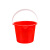 适用于百货红色油漆桶鸡蛋喜蛋小红桶塑料水桶涂刷儿童调漆桶工业 小号有盖2升