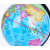新版地理启蒙地球仪 360度旋转 教材同步 便携高清版 直径10.6cm 请注意尺寸大小