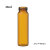 玻璃储存瓶EPA样品瓶20/30/40/60ml透明棕色吹扫捕集试剂瓶100个 40ml 棕色(不含盖垫) 100个