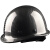 LISM挡头盔logo工地花纹监理黑色ABS定制碳纤维国标帽领导安全帽 亮黑色V型 碳纤维花纹