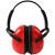 尚琛专业隔音耳罩耳塞防噪音工作学习用工业防护耳罩儿童小孩睡眠睡 舒适型 红色 XL