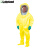 雷克兰/Lakeland ChemMAX4凯麦斯4呼吸器内置式型防化服 L码 黄色 1件装 CT4SY450 企业定制