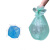 庄太太 酒店社区物业商用加厚彩色分类手提背心式塑料垃圾袋【蓝色可回收物100个】ZTT0430