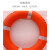 飞尔（FLYER）游泳圈 防汛救灾泡沫泡沫圈 专业水域救援救生圈 【中号 橙色】