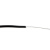 BOWERY扎丝0.55mm黑色12CM长扁形电镀锌包塑铁丝捆绑线葡萄藤架绑扎带 1000根/包 1包