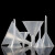 稳斯坦 WLL0048 塑料透明小漏斗 实验室三角漏斗 耐高温锥形漏斗 150mm（1个）