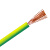 远东电缆 RV 1铜芯多股绝缘软线 黄绿双色 导线 100米【有货期非质量问题不退换】