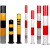 兆安德 钢管警示柱防撞柱停车桩挡车路障路桩铁立柱加厚地桩柱 备件（定制） 红白18法兰76-600a-1.5 