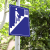 道路交通标志牌限高限速公路指示牌施工警示牌反光铝板标识牌 (地点识别标志-飞机场) 40x60cm
