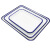 比鹤迖 BHD-6007 实验室长方形托盘白色瓷方盘 搪瓷盘40×60 1个