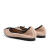 森达（SENDA）气质奶奶鞋女春季新商场同款舒适休闲浅口单鞋SEA01AQ3 粉红色 36