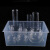 赫钢 透明塑料试验水槽 塑料方/圆水槽 实验室用品器材仪器教具 方形水槽/27*20*10.5cm