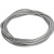 得豫工品 镀锌钢丝绳 银白色 防锈镀锌钢丝绳 十米价 单位：卷  镀锌5mm 