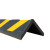 橡胶护角汽车防撞条防撞角护墙角PVC角条加厚车库反光交通警示条 80*10*0.8cm