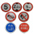 驼铃纵横 JS-600 交通标志牌 圆牌三角牌交通标识反光标牌限速牌限高指示禁令警告组合标志 慢行