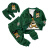 卡淘熊童装男童套装秋装儿童宝宝衣服新款小童卫衣外套裤子三件套1-6岁 绿色 125