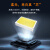 LED飞碟灯灯泡E27螺口大功率防水超亮工厂照明白黄光节能灯泡  布洛克 一体方形带边18W(带底座) 其它  暖黄