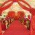 洛楚（Luxchic）一次性红地毯结婚展会迎宾楼梯地毯开业活动庆典婚礼拉绒地毯 5mm厚1.2米宽*10米长/卷