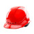 安全帽男工地领导施工夏季透气电力建筑工程绝缘头盔定制印字嘉博森 红色透气款(旋钮帽衬)