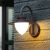 灯典（DENG DIAN）美式别墅露台花园壁灯阳台过道楼梯灯防水庭院门前灯LED照明灯咖啡色B-005083 8W 3000K