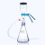 无尘服 溶剂砂芯过滤器1L2L高硼硅砂芯抽滤装置实验三角瓶多联支 三角瓶 1L