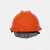红星安贝尔安全帽新国标ABS防砸透气工业头盔电力工程工地建筑施工抗冲击 橙色透气款