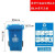 大号环卫分类垃圾桶户外物业带盖商用桶240L带轮厨房室外120L 蓝色 80升加厚-可回收
