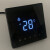汉微定制水地暖温控器 液晶智能地热温控器开关暖气温度调节控制面板 有机玻璃触摸屏(全黑)