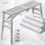 安达通 折叠马凳梯 可升降调节加厚装修工程梯平台梯子 1.8*30双支撑 网面