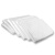 科力邦（Kelibang） 白色垃圾袋 大号透明塑料装加厚 60*80cm50只装 酒店客房宾馆平口一次性塑料袋 KB3701