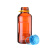 化科 精选优质 试剂瓶 棕色瓶 肖特蓝盖试剂瓶 蓝盖玻璃瓶 便携棕色耐热 棕色250ml整套 