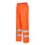金诗洛 KSL139 环卫雨衣套装 劳保警示安全交通施工雨衣 分体兰格条橘色180/2XL