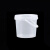 时通pp桶储物透明密封包装桶彩泥粘土橡皮泥奶茶手提塑料圆桶1L500ml压扣盖子有提手