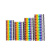 海斯迪克 卡扣式彩色数字号码管 数字编号标签卡扣线标套管 2.5平方彩色数字0-9各一条(1套)(2套起订) HKT-48