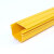 ABLEMEN 光纤槽道 尾纤槽 120*100 ABS阻燃塑料线槽 走线架 黄色光纤线槽0.5米