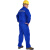 中神盾 SWS-CDS-211 夏季短袖工作服套装男女通用 反光条劳保服 艳蓝色 S/160（500套及以上价格）