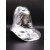 铝箔耐高温防火隔热头套炼钢厂铝厂1000度防护面罩消防披肩帽 铝箔头罩透明面屏