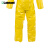 雷克兰 CT4SY428PS 凯麦斯4 Plus系列连体服 化学品防护 黄色 XL码 1套【企业定制】