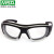MSA/梅思安 10108311透明镜片+黑框 防雾防刮擦防护眼镜 12付/盒