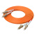 LHG 光纤跳线 LC-LC 多模双芯 橙色 10m LC/LC-MM-10米