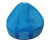 安全头盔内衬蓝贴通风透气吸汗垫可拆洗工地安全帽内垫外卖头盔内 天蓝色-01片